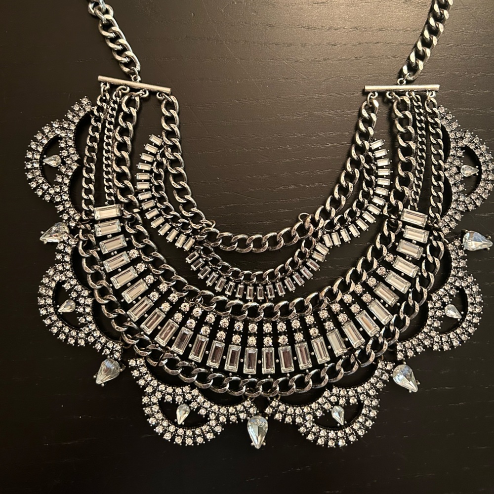 Silver Statement Necklace